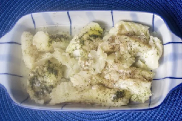 Рыбное филе с укропом