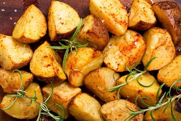 Запечённый картофель с травами